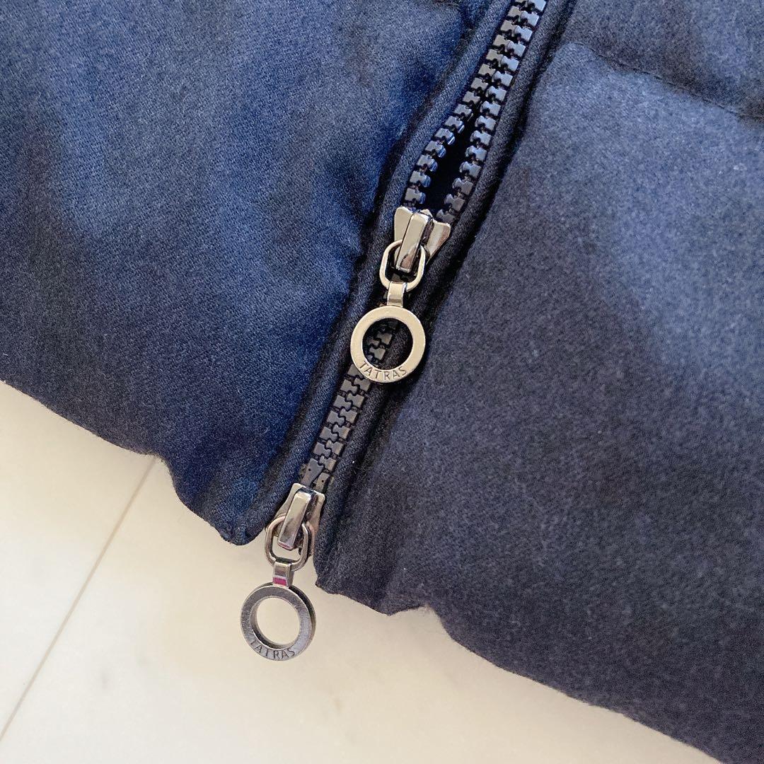 美品　TATRAS タトラス　ポリテアマ　ダウンジャケット　ネイビー　02