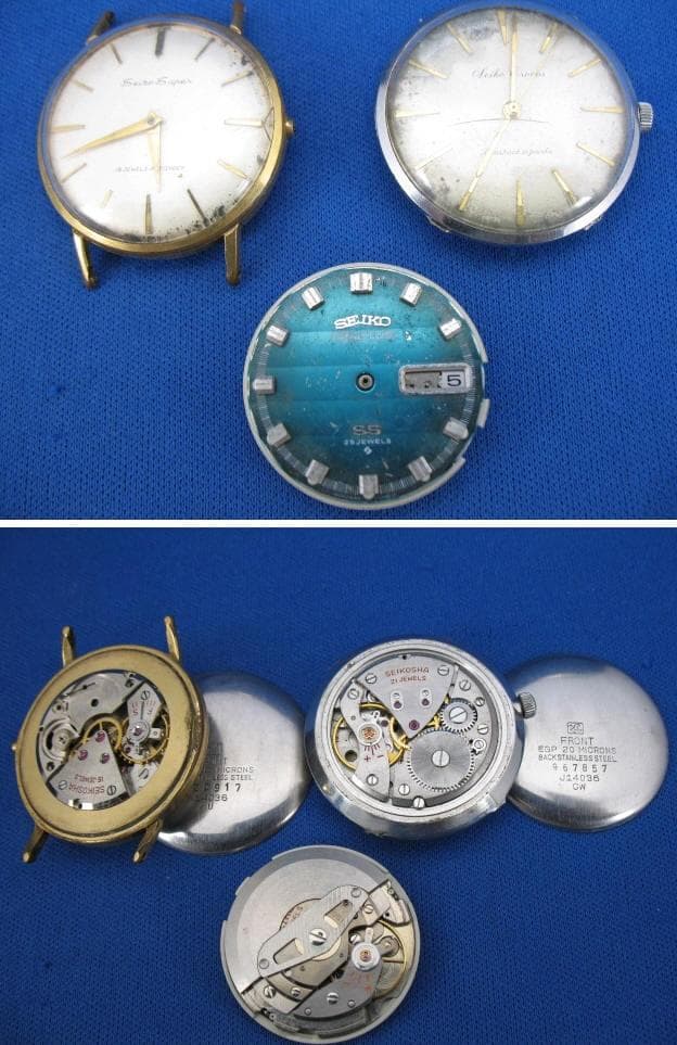 ジャンクMovement 部品取り用 オール機械式ウォッチ 14セット