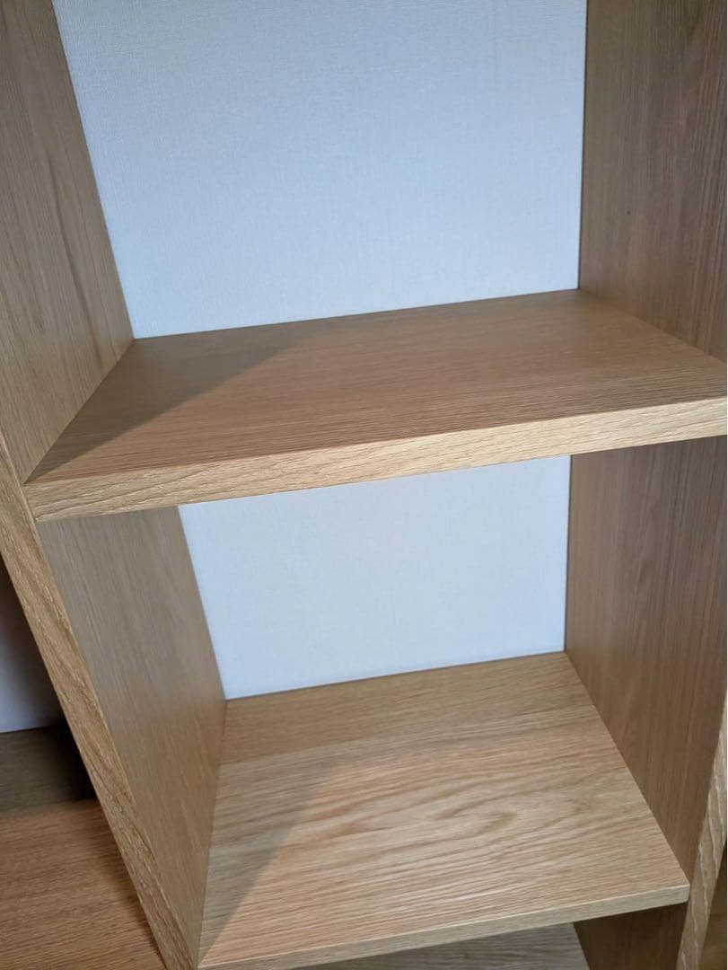 ■送料込■無印スタッキングシェルフ 3×2 木製家具棚 MUJI 収納オーク材
