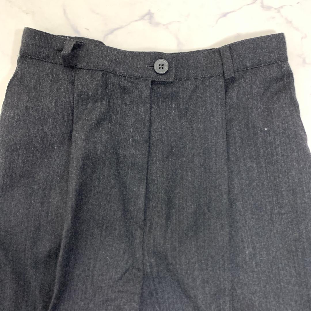 LA8581 マックスアンドコー パンツスーツ3点セット グレー ウール 40