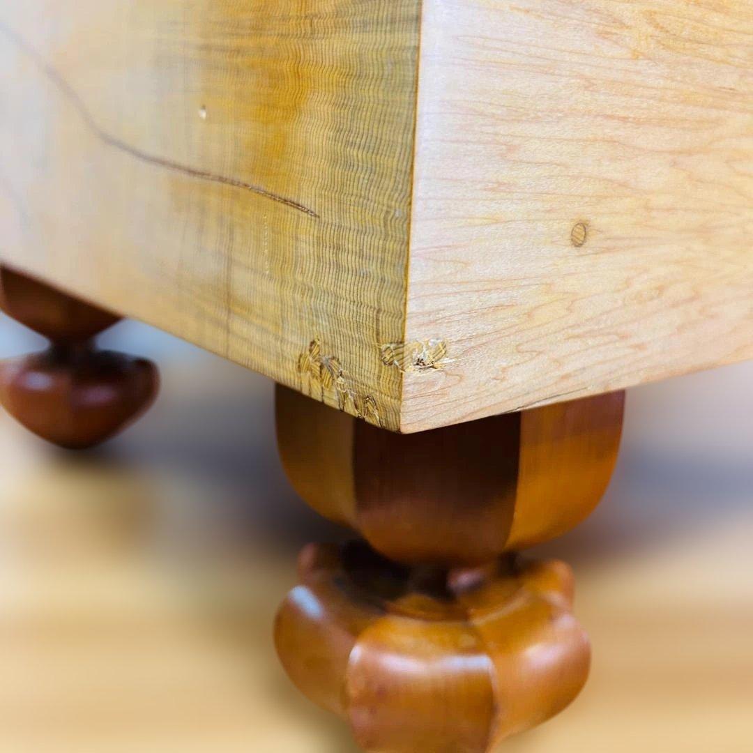 【高級】本榧 脚付碁盤 4.8寸 天地柾 柾目 ヘソ有り 19路盤 15kg