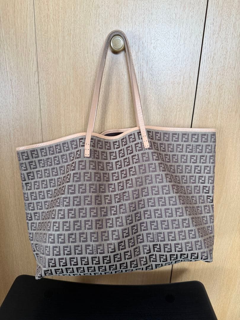 Fendi ズッキーニ柄 ロールバッグ トートバッグ