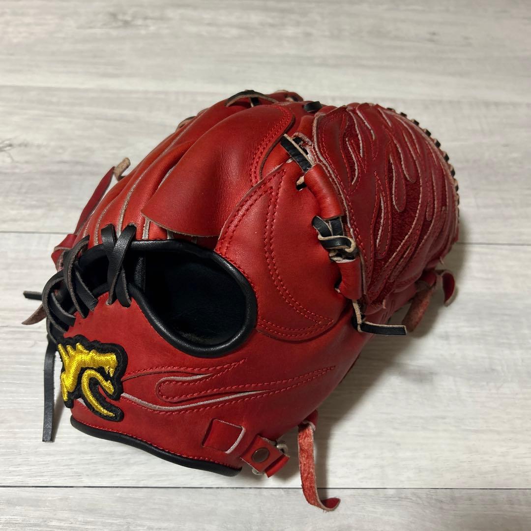 RYU★軟式オーダー★投手用★レッド×ブラック★限定モデル