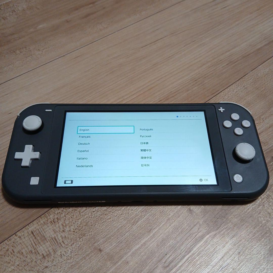Nintendo Switch Lite グレー 本体 訳あり 動作ok