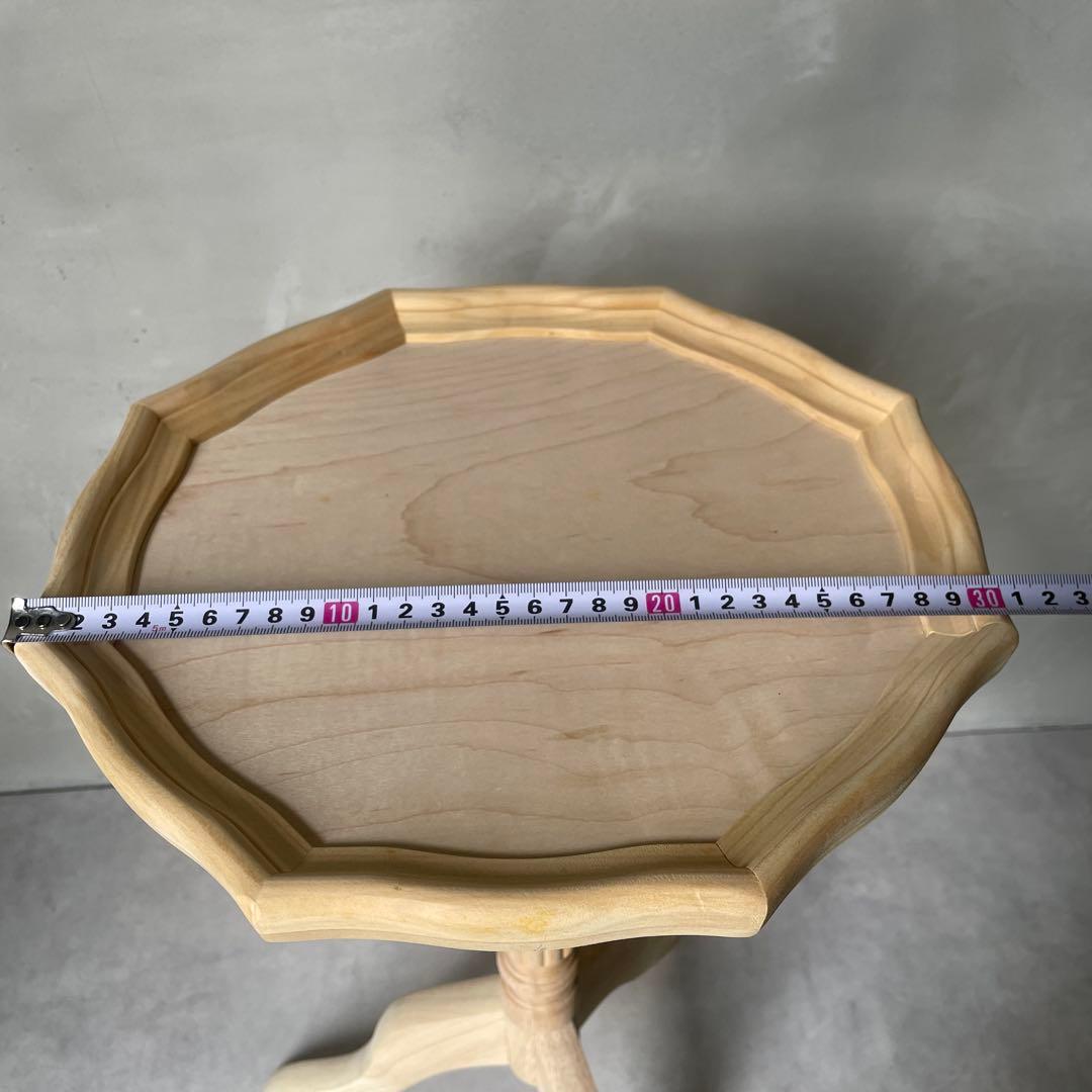 トールペイント用　白木　ワインテーブル　組立て式　木製　ミニテーブル　洋風