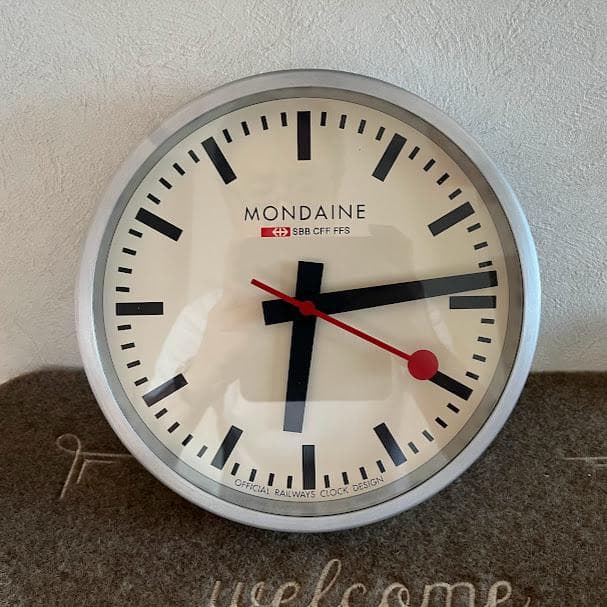 モンディーン MONDAINE 掛け時計 ウォールクロック 25cm