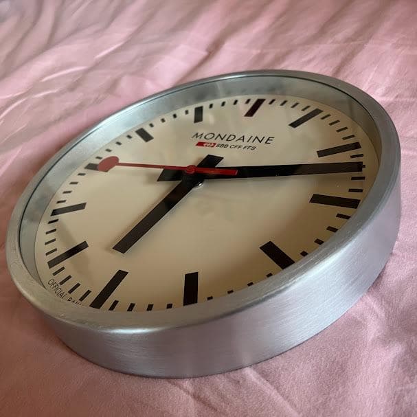 モンディーン MONDAINE 掛け時計 ウォールクロック 25cm