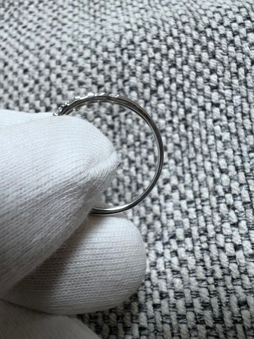 0.5ct ハーフエタニティ　pt950 14号