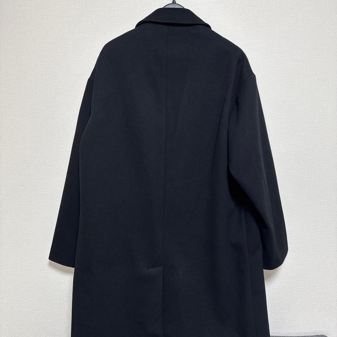 ZARA ブラック ウォーターレペレント テクスチャードコート XL