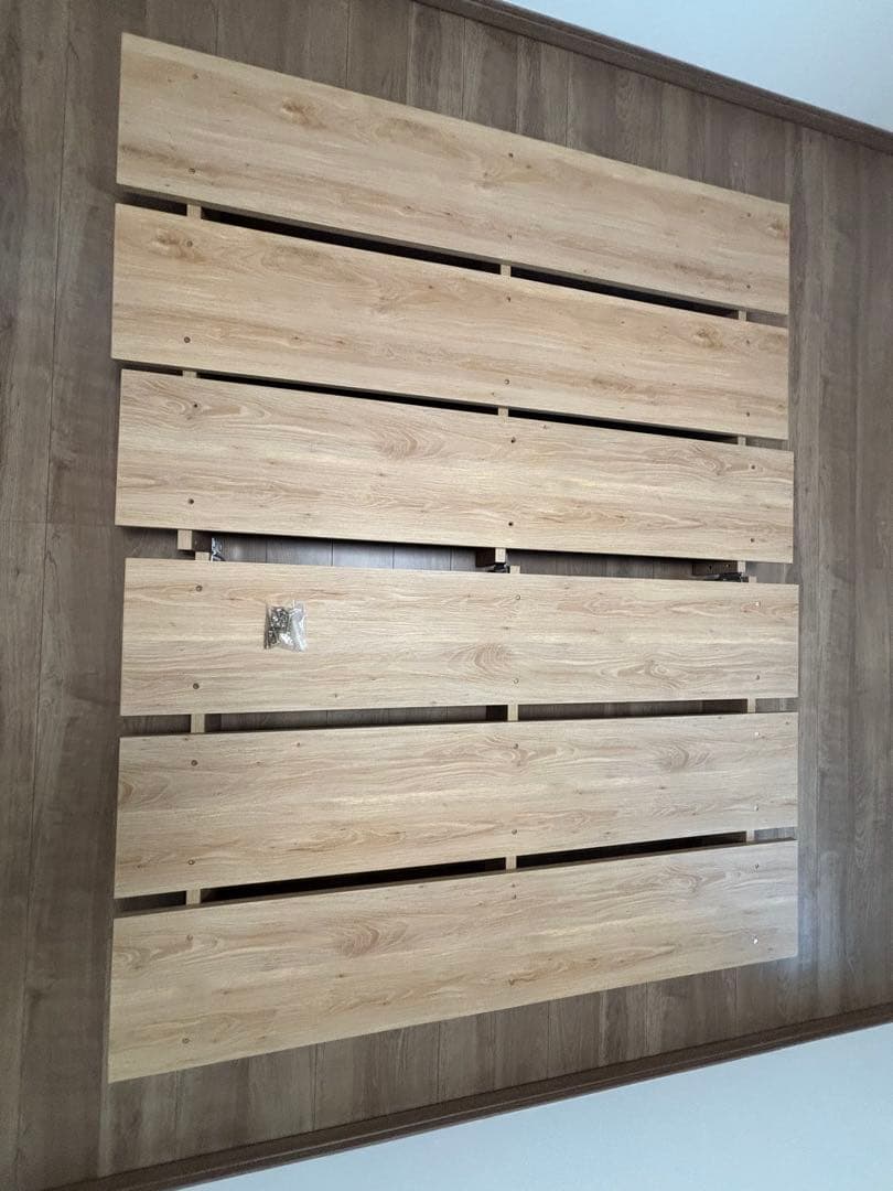 【状態良好】セミダブルベッドフレーム ※商品説明必読→自力配送