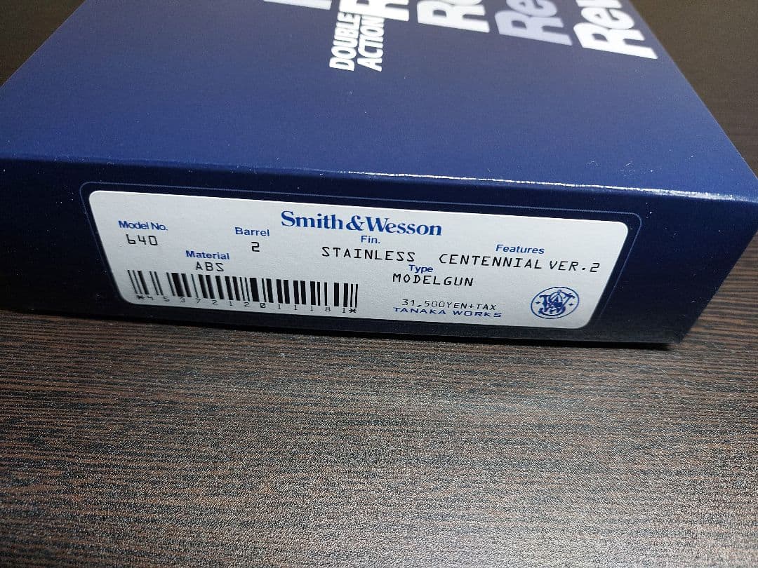 モデルガン　タナカ　S&W　M640センチニアル