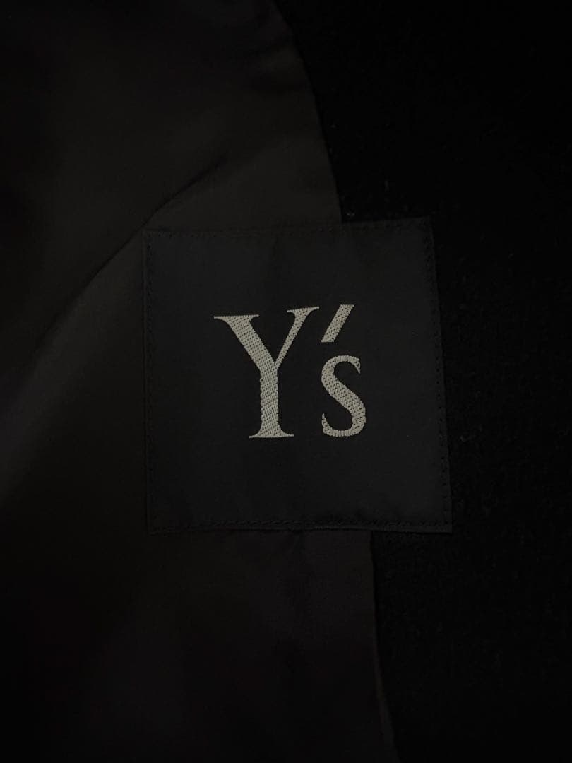 N*o様 最終値下 美品 Y's ワイズ ウール コート デザイン コート ヨウ