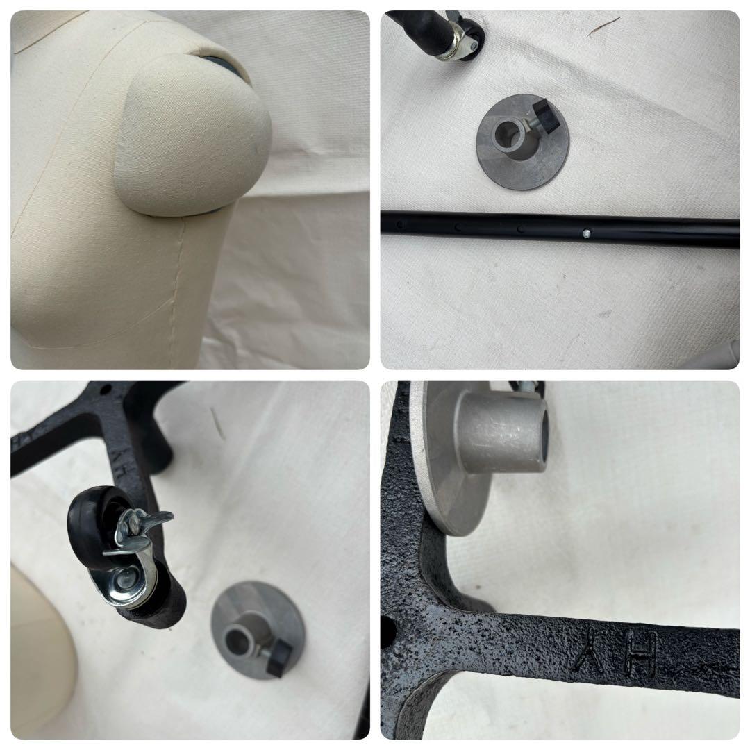 上質な、マネキン ボディ　トルソー　女性用 　86足ストッパー付きファブリック