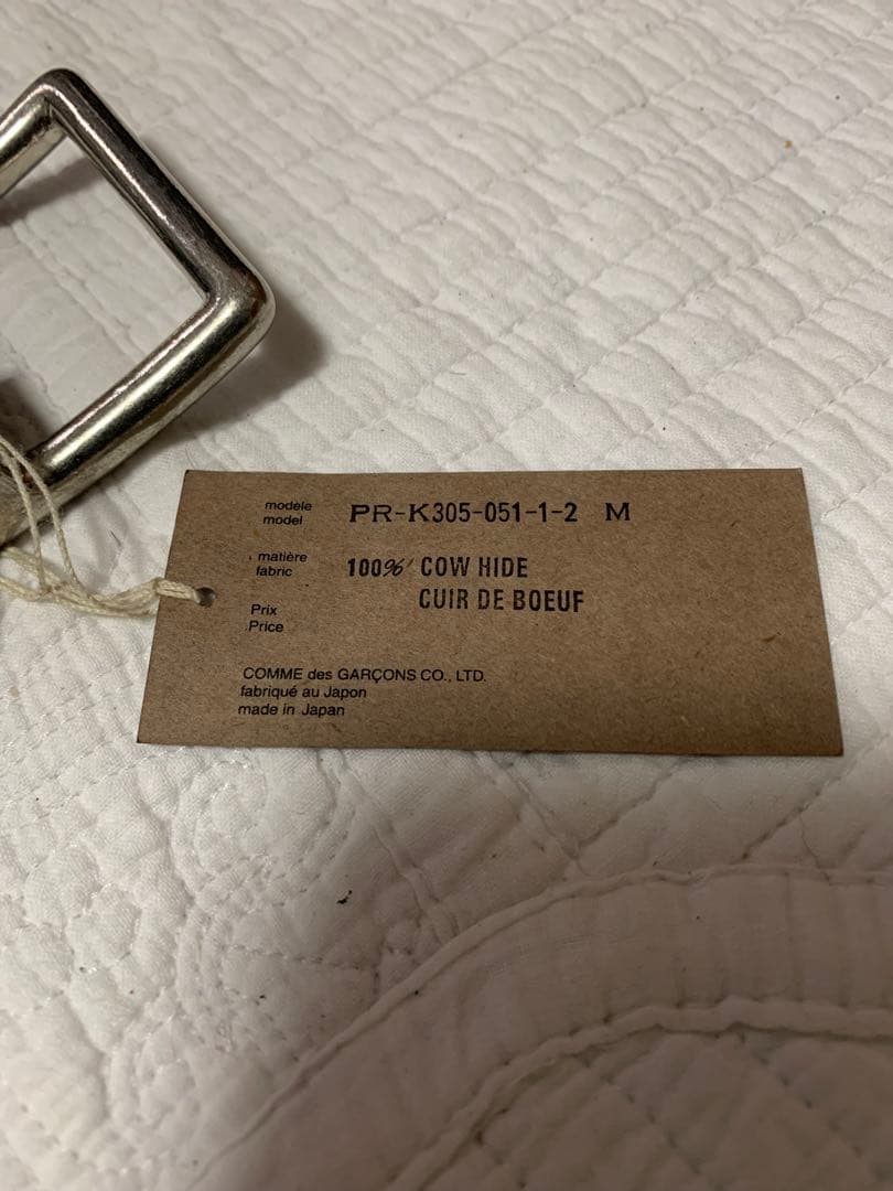 ZooTV　　バッドボーイ期　レザーベルト　コムデギャルソンオムプリュス