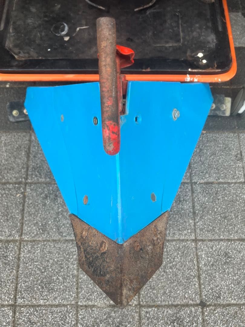 ワンオーナー　ホンダ　耕うん機F220こまめ&取説 培土器 管理機 ブルー溝浚器