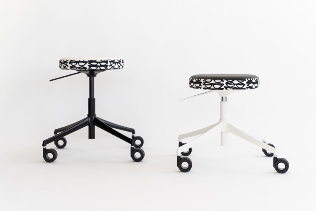 デザインキャスタースツール／美容室 理容室 カットイス スツール スタイリスト