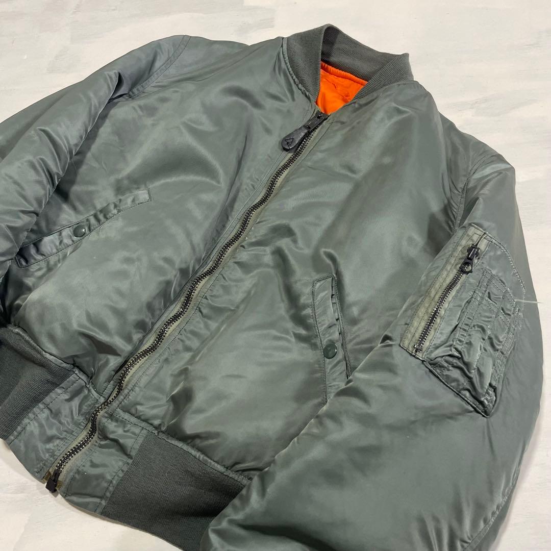 レア　USA製 肉厚 ALPHA 68年 復刻MIL-J-8279D MA-1