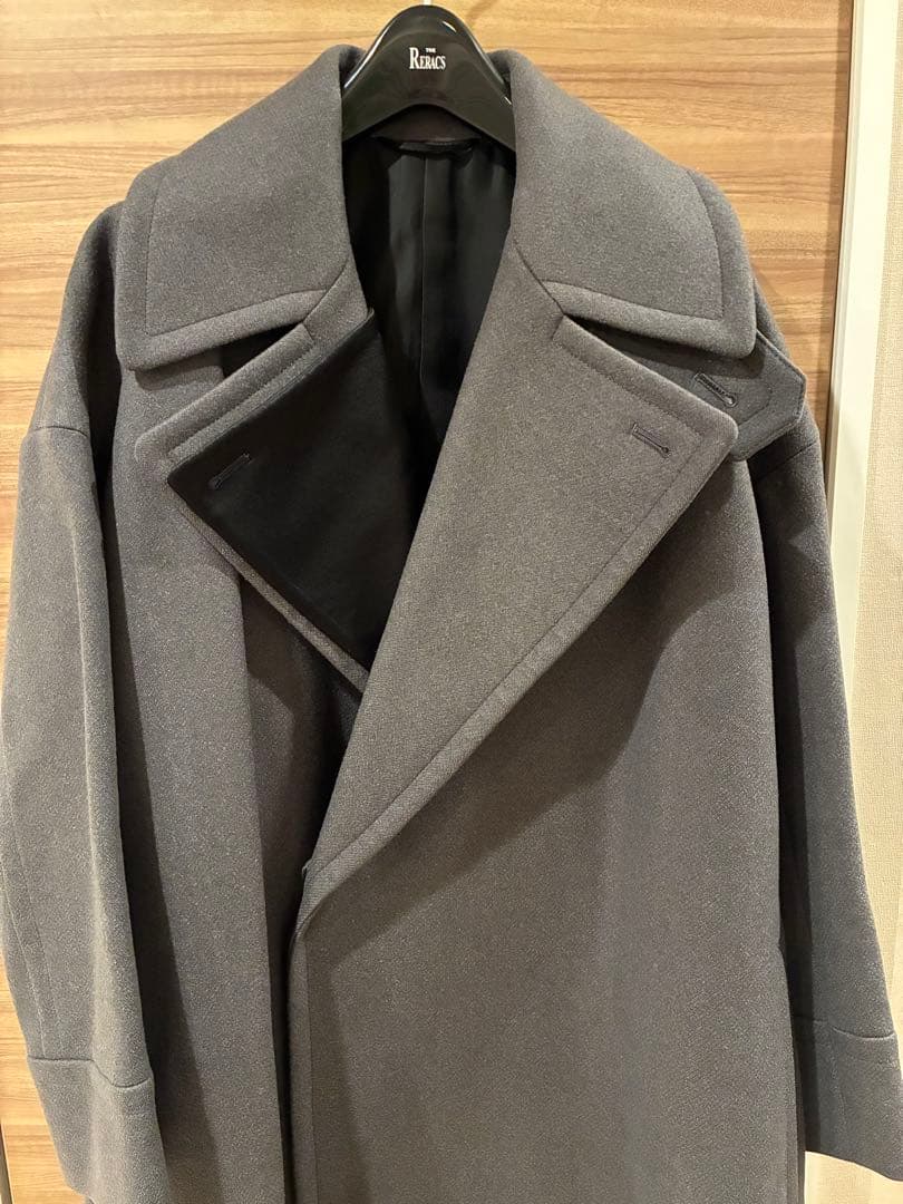 RERACS メルトンチェスターコート　グレー　サイズ36