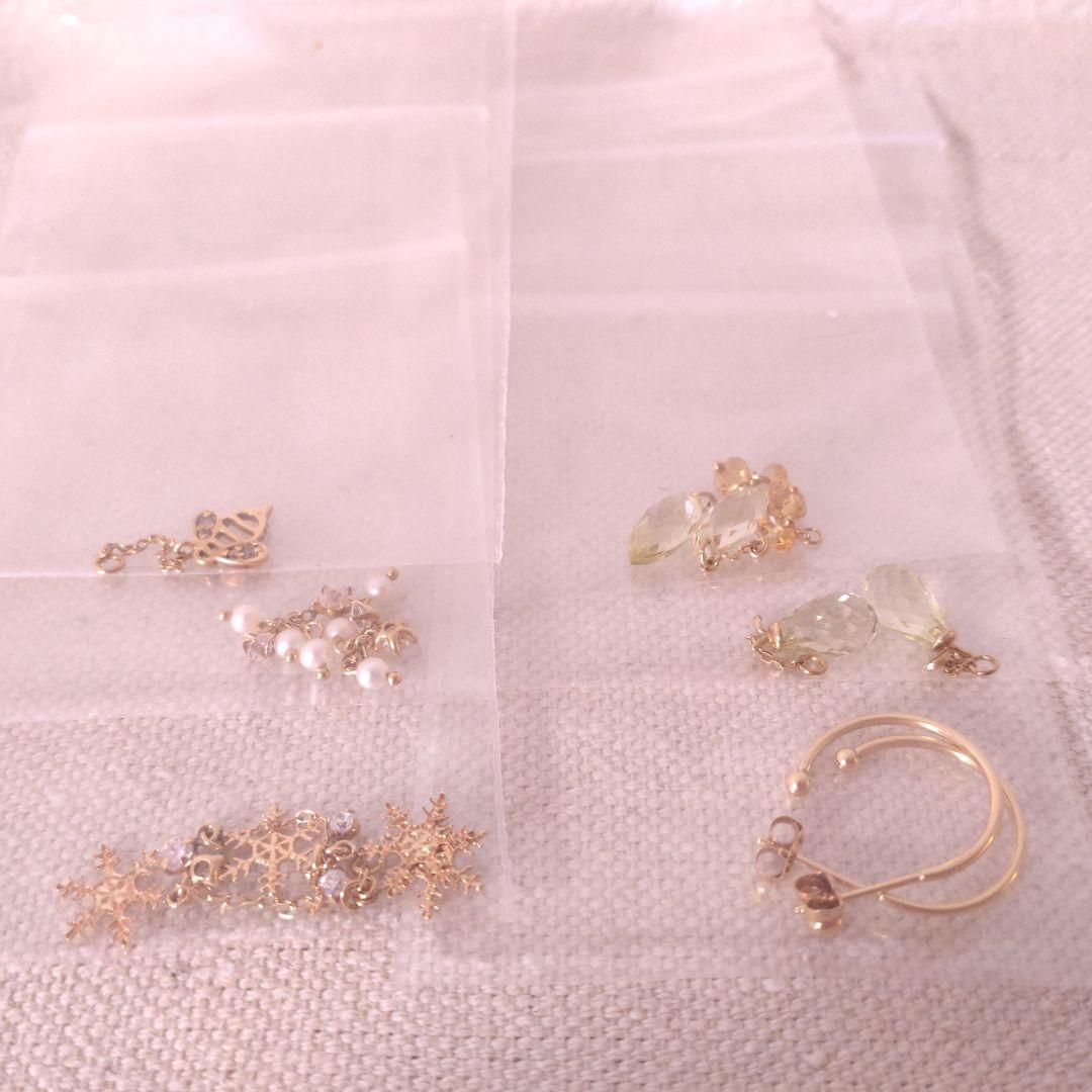 TAKE-UP（テイクアップ）ピアス ピアスチャーム イエローゴールド