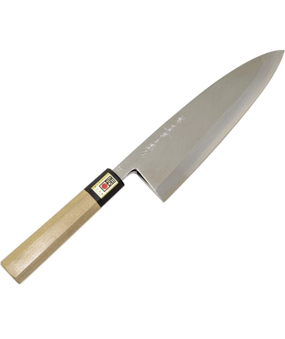 堺一文字吉國 日本製 出刃 包丁 210mm 青二鋼 八角柄 堺の包丁