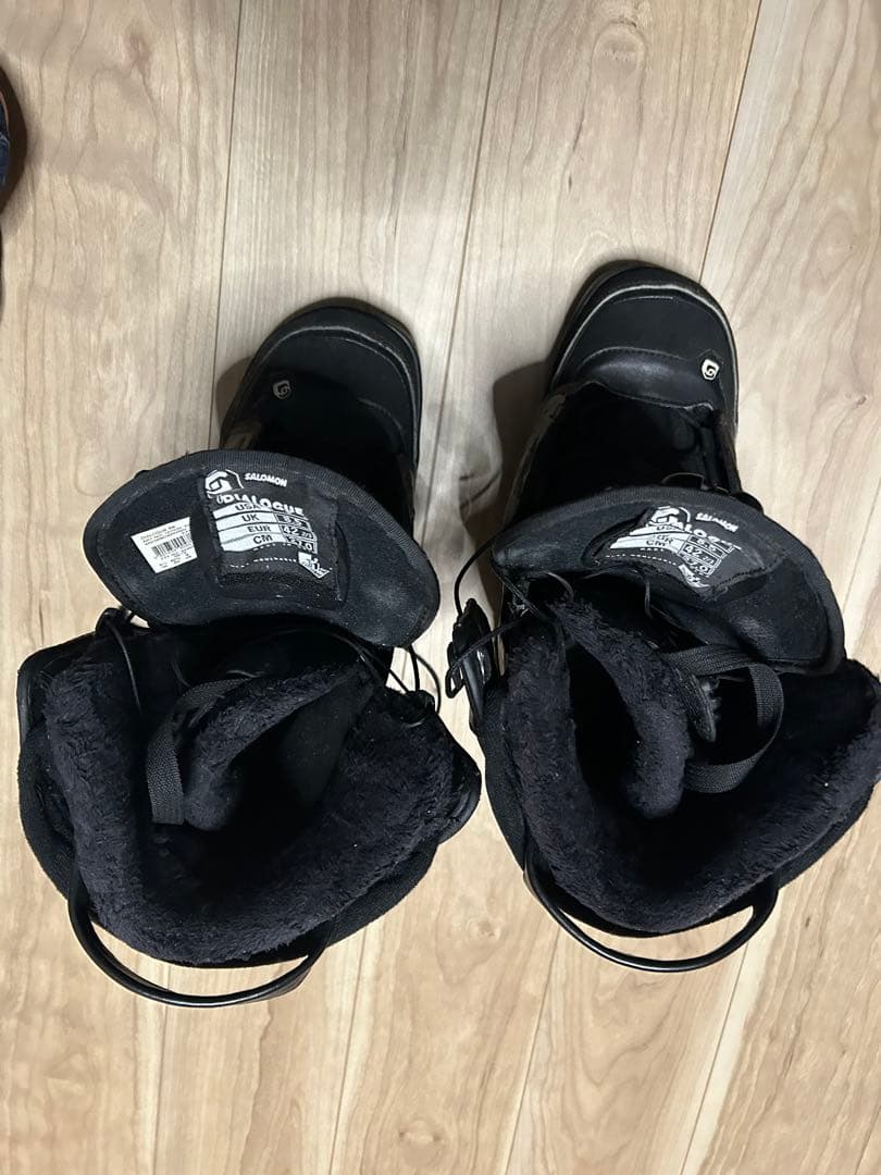 SALOMON ブラック スノーボードブーツ ダイヤル式