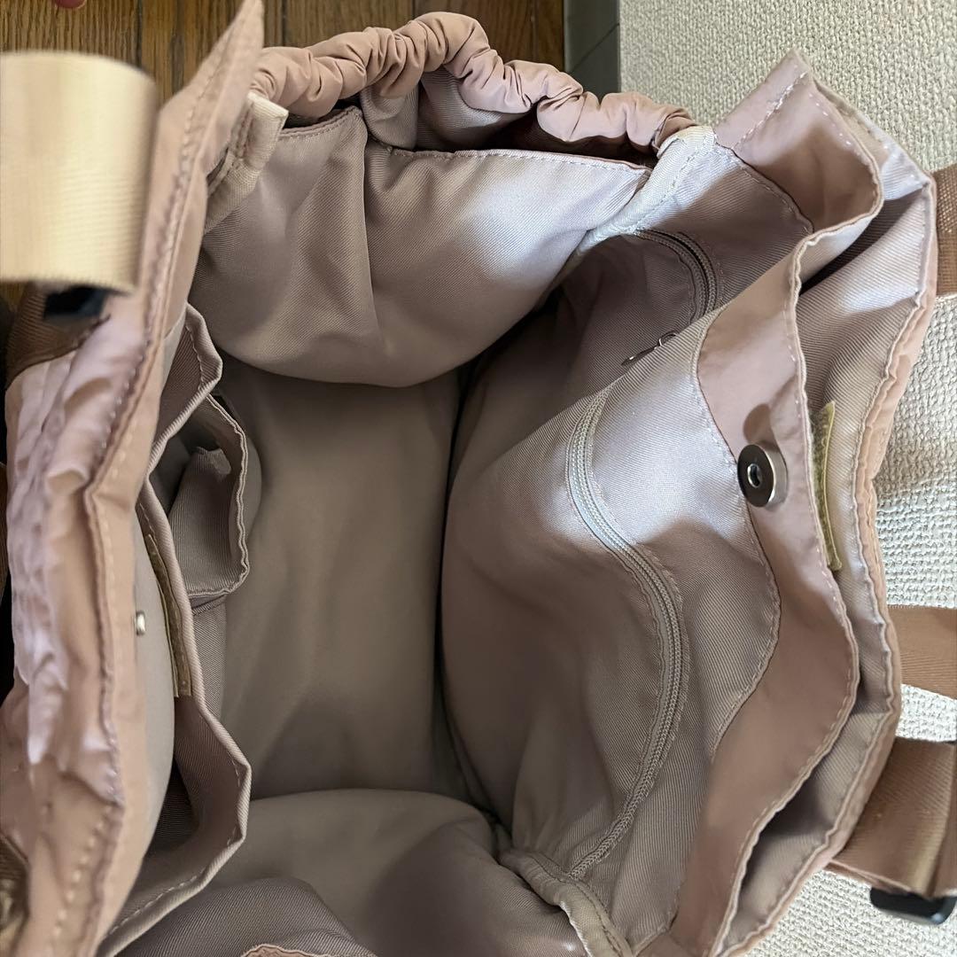 ジュメロ　キルティング　マザーズバッグ　ピンク