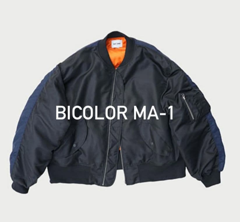 FAKIE STANCE BICOLOR MA-1 XL 黒　紺