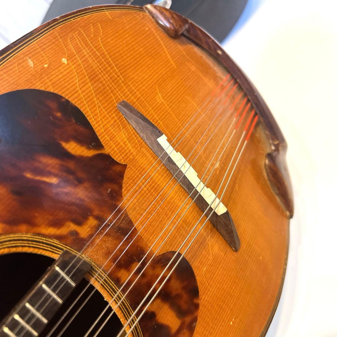 マンドリン SUZUKI NO.100 渦巻きヘッド　リブ彫り込み　スズキ