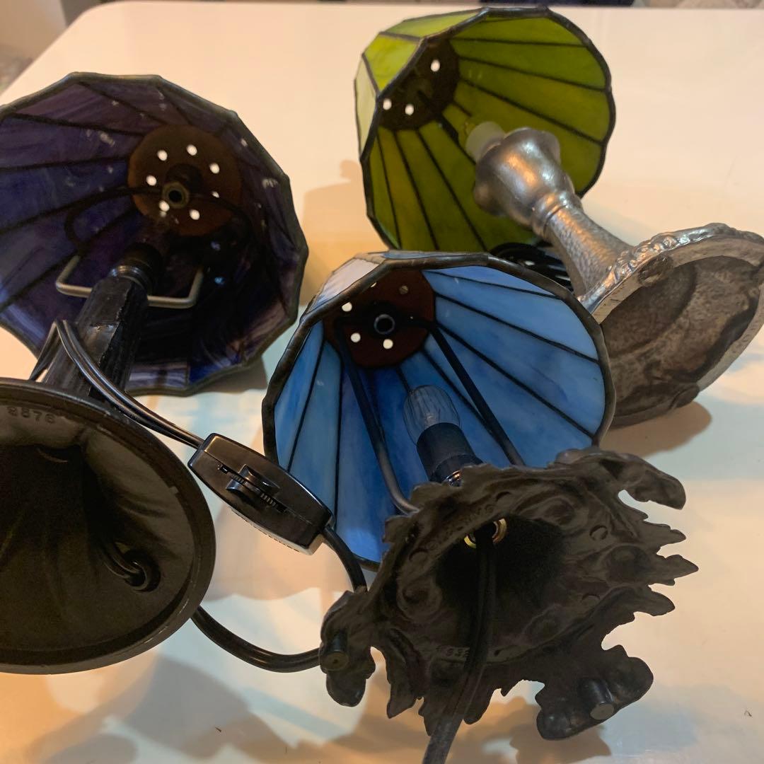 ステンドグラス ランプ アンティーク風