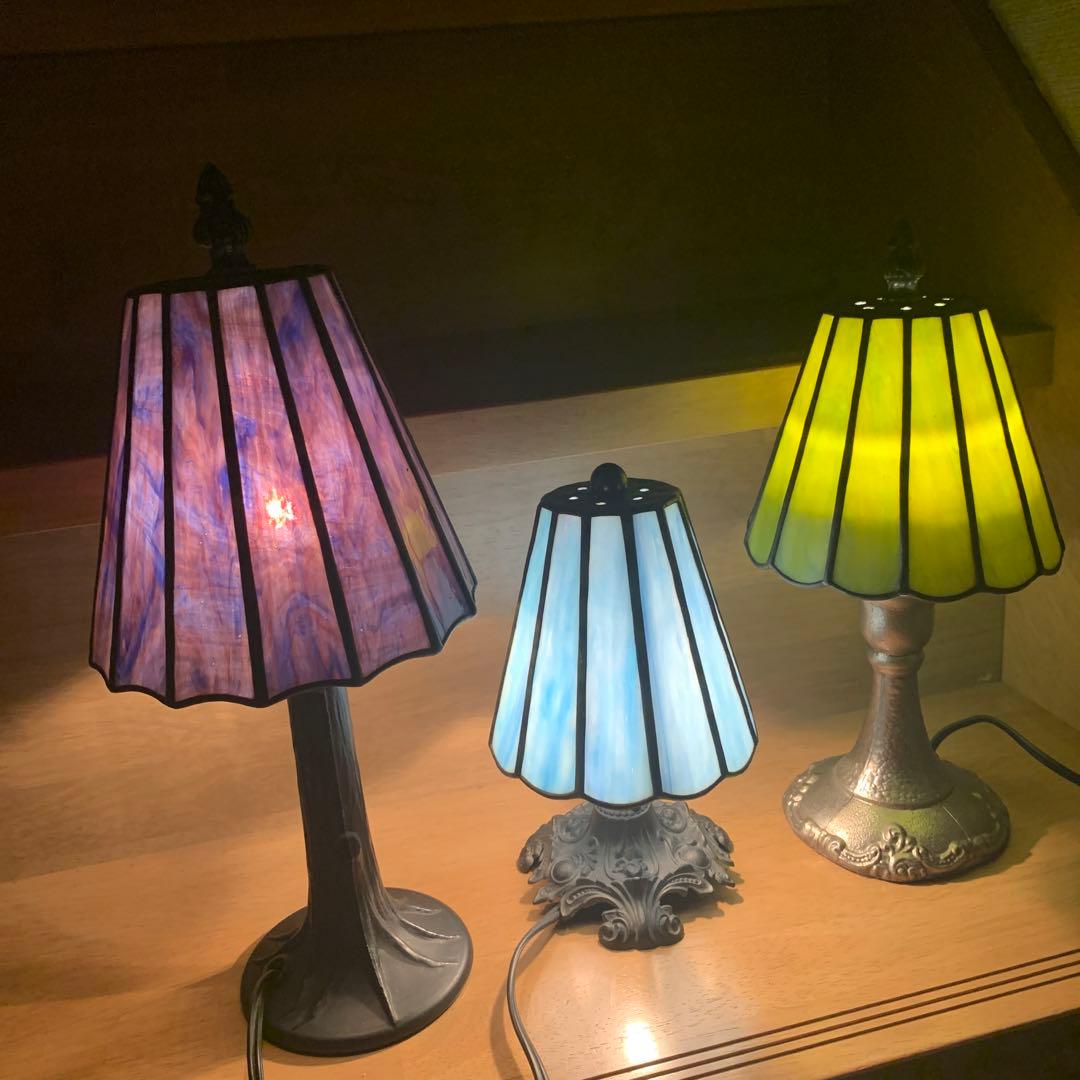 ステンドグラス ランプ アンティーク風