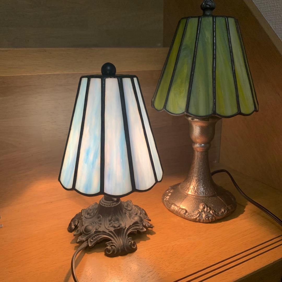 ステンドグラス ランプ アンティーク風