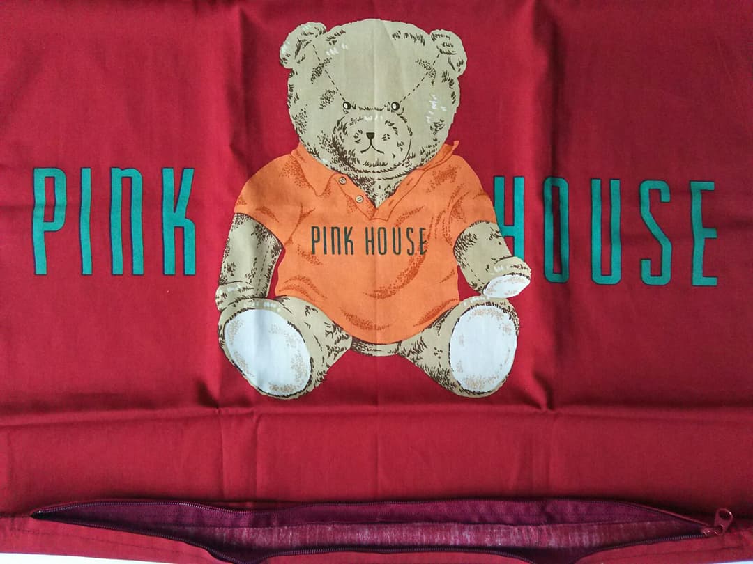 ピンクハウス♪新品未使用クッションカバー♪赤系