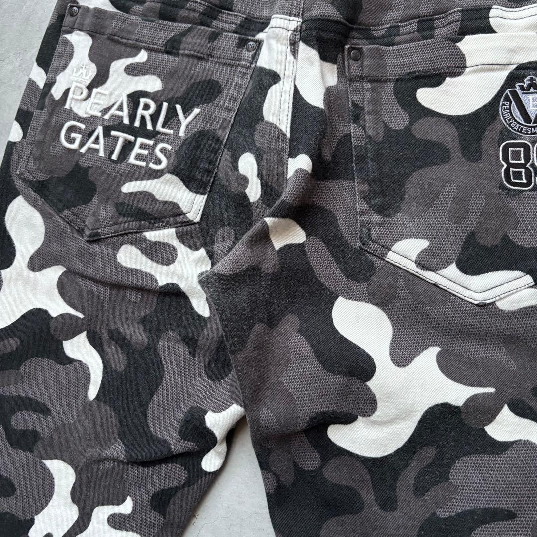 PEARLY GATES カモフラ迷彩総柄 ストレッチロングパンツ 30周年記念