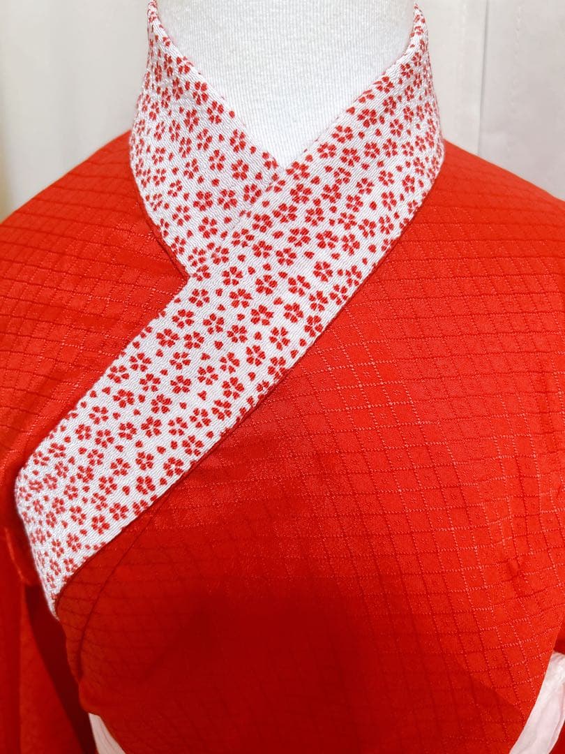 王道！赤系♡七五三　7歳　女の子　セット　一式　花柄