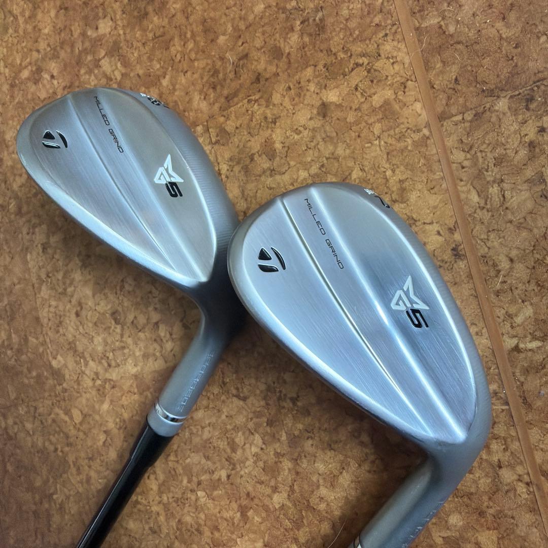 テーラー社MG5ウェッジ52°58°ラウネシャフト刺し２本セット