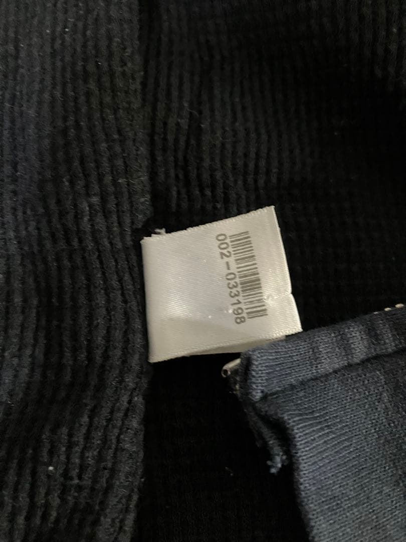 クロムハーツ　ダークネイビー　ゴールドプリント　サーマルパーカー