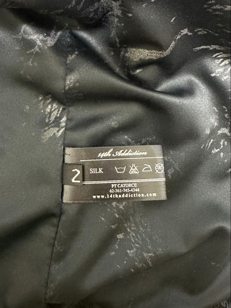 【yasu着用】14th addiction シルクスカジャン サイズ2