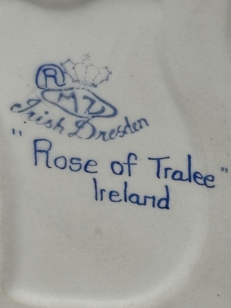 ビ*ビ様 #Irish Dresden 陶器人形 Rose of Tralee