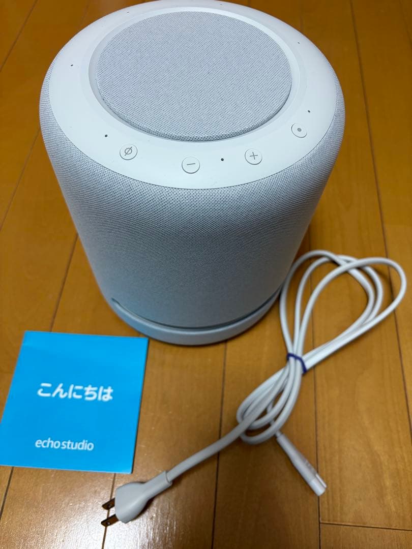 美品(傷、汚れなし)_Amazon Echo Studio グレーシャーホワイト
