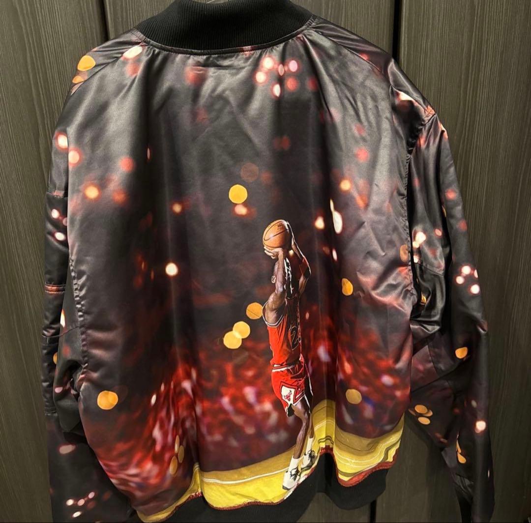 美品 マイケル・ジョーダン MA-1 ボンバー ジャケット 2XL