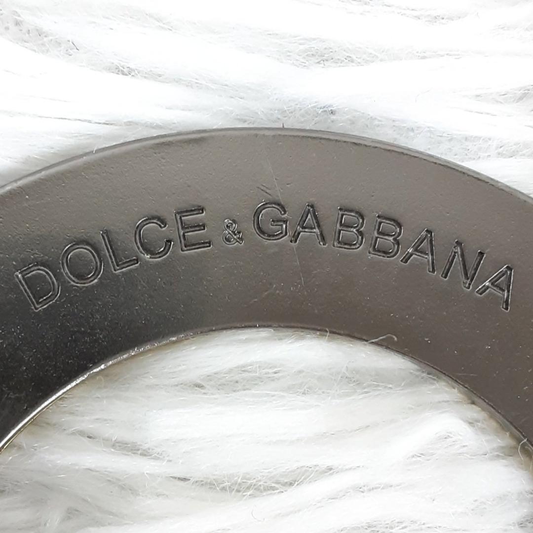 美品◎ドルチェ&ガッバーナ D&G レザーベルト サークルバックル イタリア製