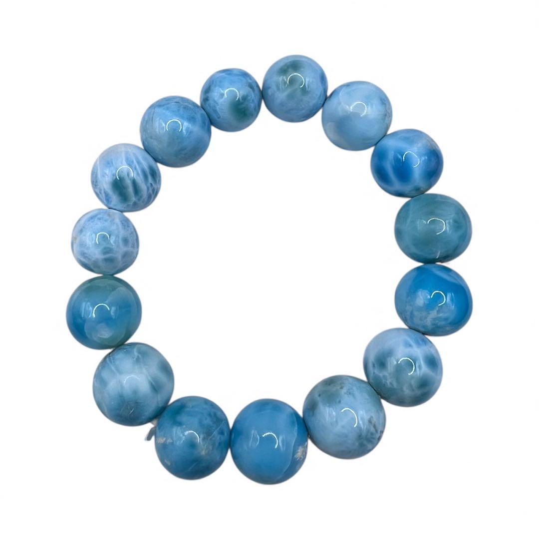 ラリマーブレスレット 内径16