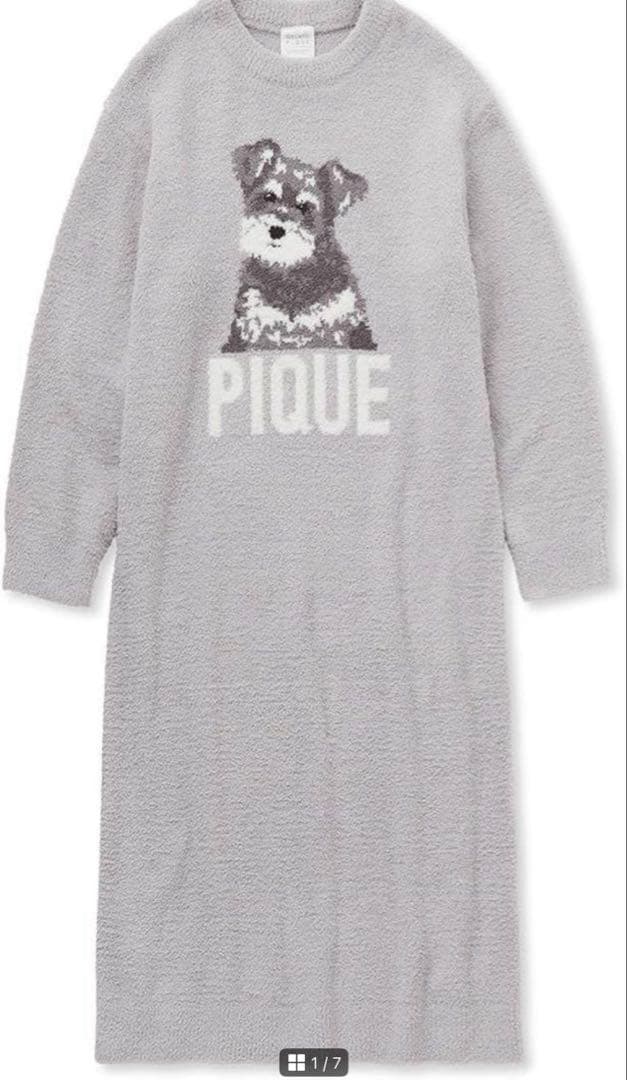 【最終値下げ】ジェラートピケ シュナウザー ワンピース ルームウェア