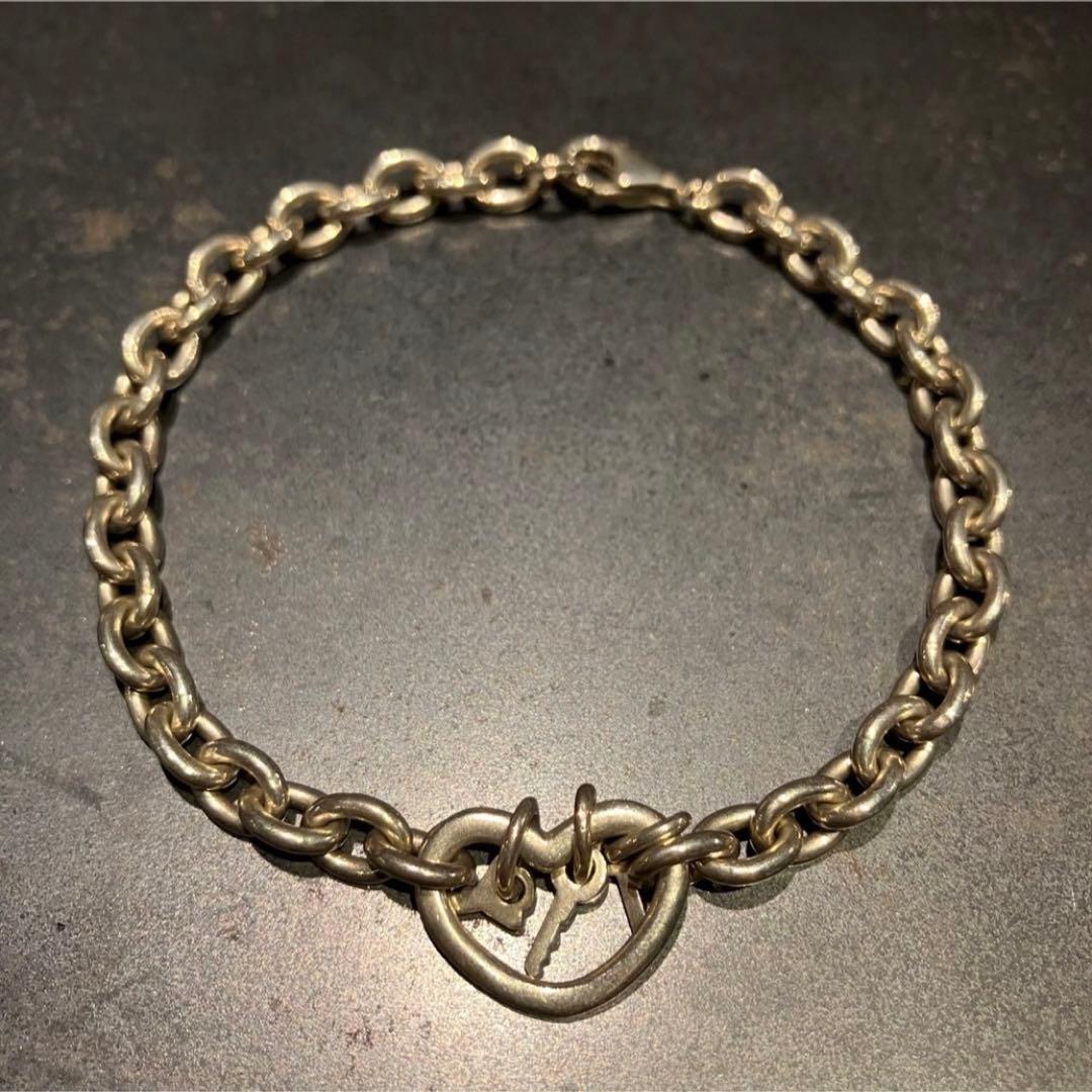 SILVER925 HEART BRACELET/シルバー/ブレスレット