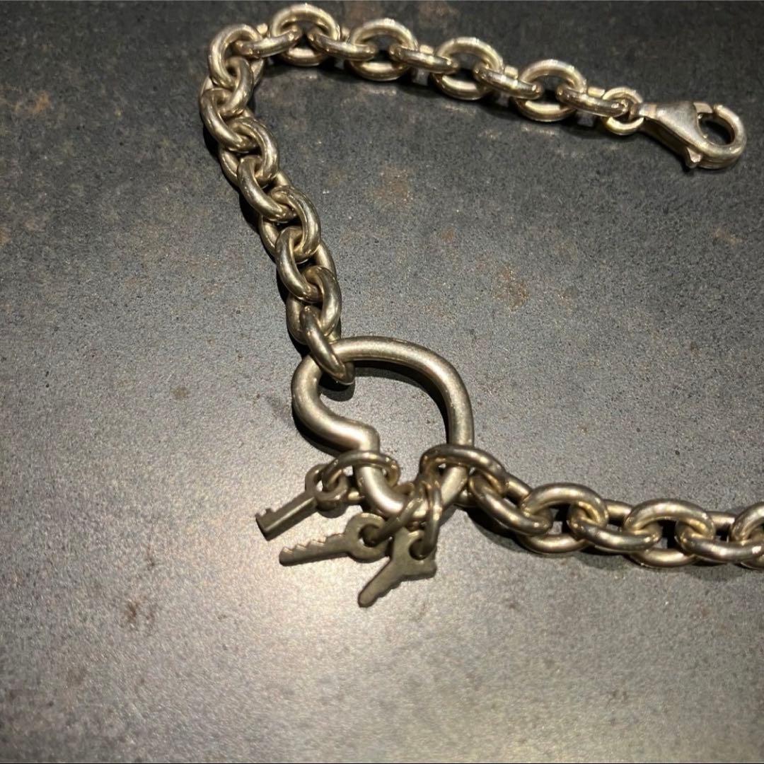 SILVER925 HEART BRACELET/シルバー/ブレスレット