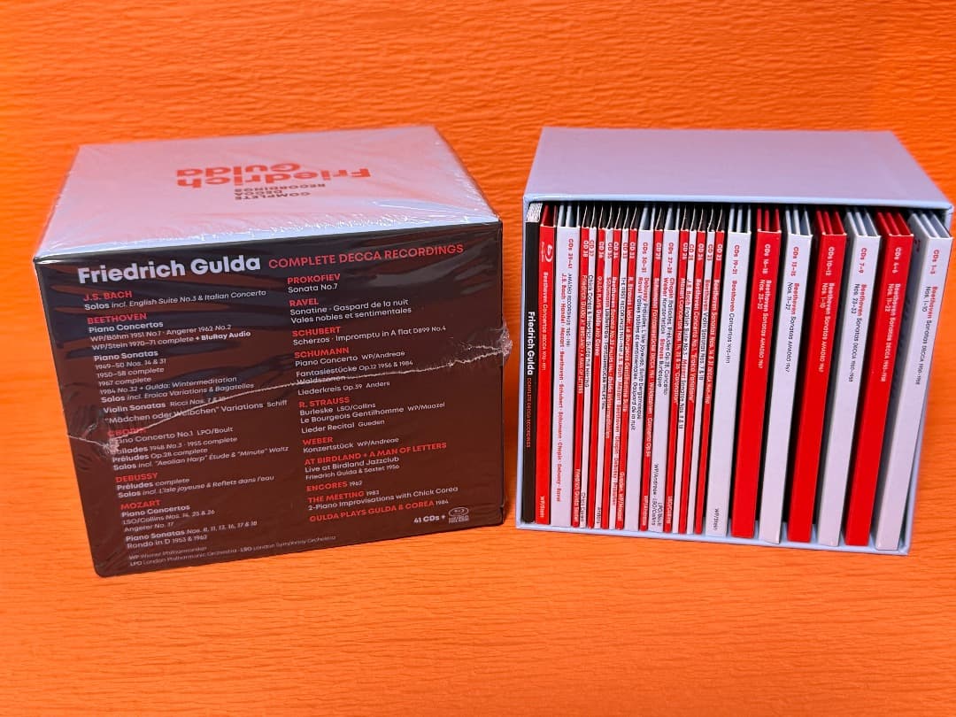 グルダ：DECCA録音全集（41CD＋Blu-ray Audio）BOXセット