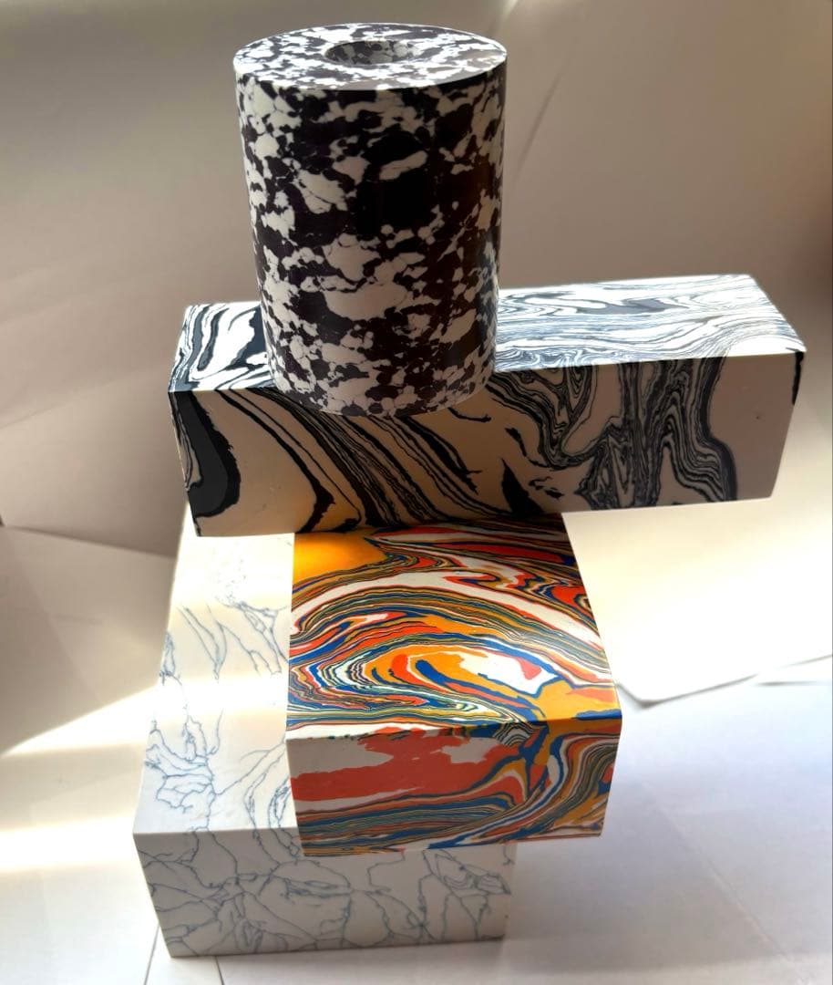 TOM DIXON Swirl Multi 大理石 キャンドルスタンド