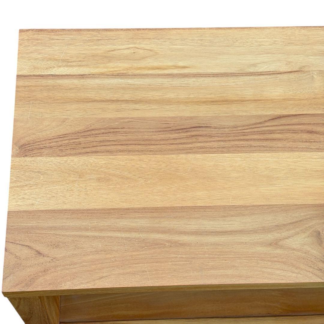 【週末セール】unico SOTO AVボード W1500 チーク無垢材 北欧風