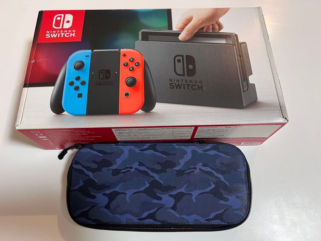 【完動品】Nintendo Switch 本体、付属品完備、おまけ付き