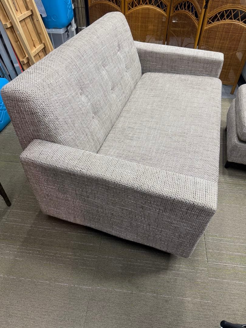 【美品】【洗浄消毒作業済】arne Himmel ヒンメル　2人掛けL字ソファ